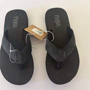 Flojos Charcoal Sandals Size 7